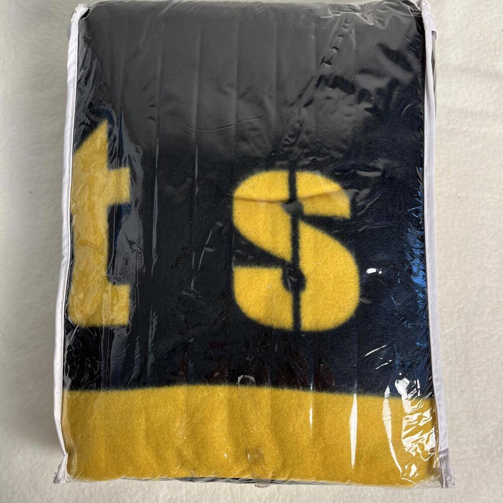 Pittsburgh Nation Pittsburgh Steelers Super Soft Blanket 50x60” New - Picture 4 of 4